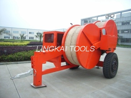 Luftledning hydraulisk avtrekker strammer 4850 kg dieselmotor trådstrammer