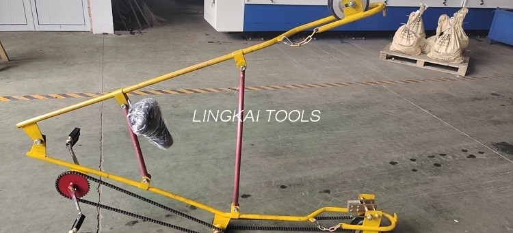 Overhead Lines Cart Sykler For To Bundle Conductor Inspection Trolley