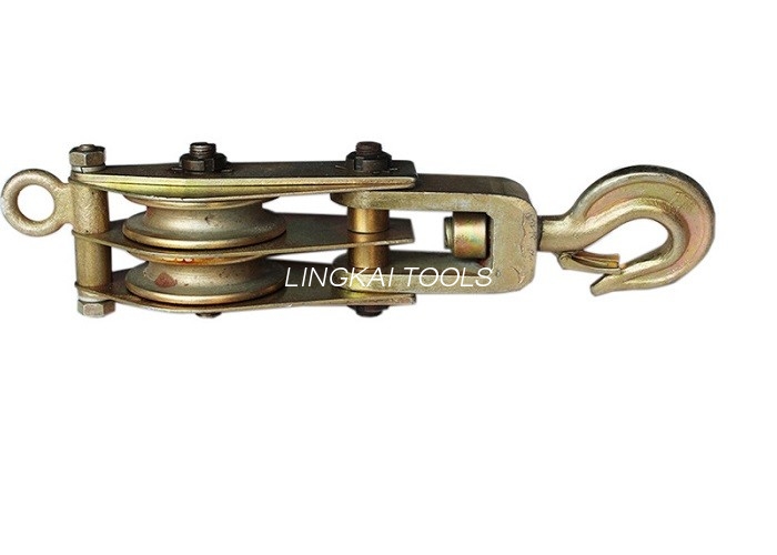 10T Dual Sheave Wire Rope Pulley Block