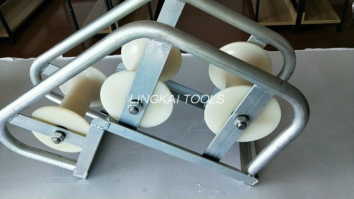 SH450J Modell Galvanisert kum Kabelrulle Aluminium Materiale Bend Type