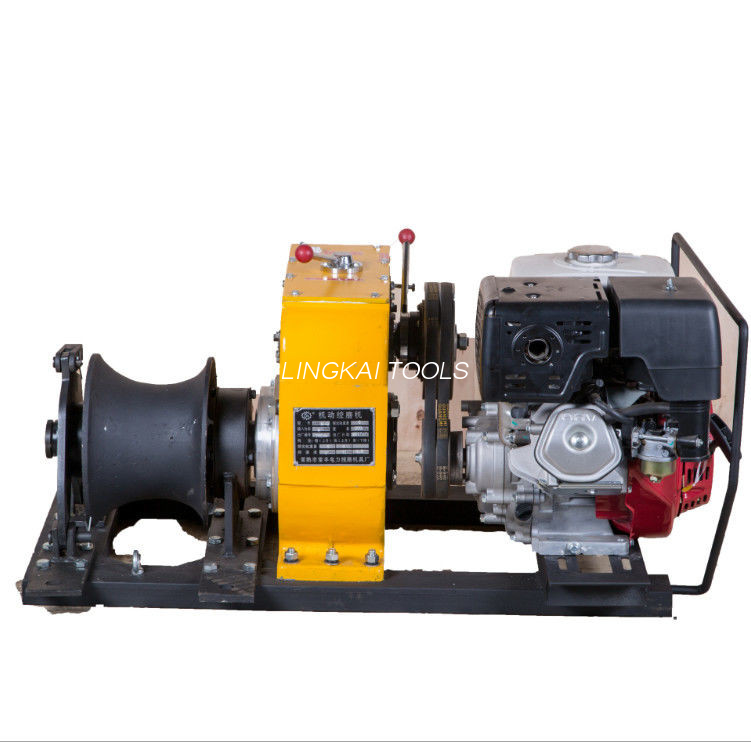 Power Construction Portable Capstan Winch , Heisestanginnstilling 8 Tonns Winch