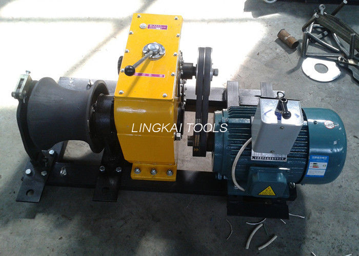 JJM8D Model 80 KN Cable Winch Puller Bensin Capstan Winch for kabelstrenging