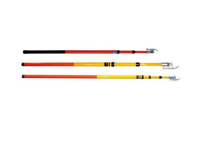 500KV Spenning 7,5M Elektrisk Hot Stick-isolasjon Teleskopisk glassfiber