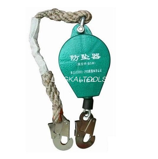 Line Construction Fall Arrest Lanyard High Capacity Wire Tau Fall Protector
