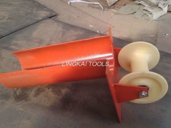 Split Lock Roller Guide Cable Reel Roller Bell Munntype med nylonhjul
