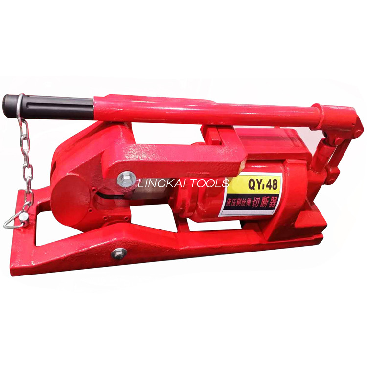 QY48 20T hydraulisk stålkabelkutter / stålkabelkutter 0,3L oljekapasitet