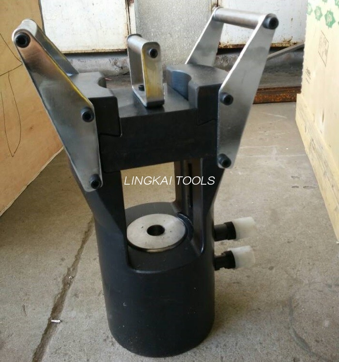 1250KN ståltau hydraulisk kompressor 24 mm slag for krymping av 14-76 mm terminaler