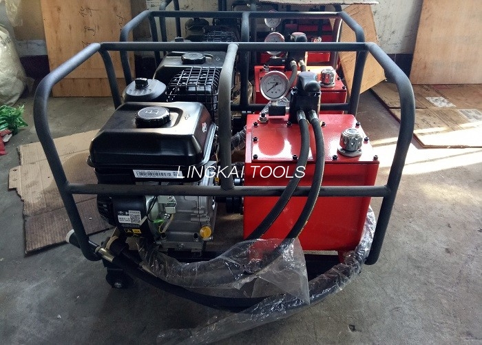 Gasonline Engine Hydraulic Unit Hydraulisk pumpe Bensinmotor drevet for pressverktøy