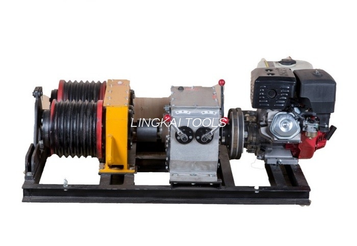 5 Tons Dobbel Capstan Kabelvinsjtrekker Med Honda GX390 Motor 13HK