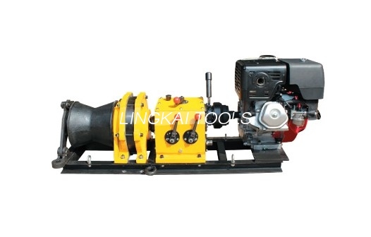 Speedy Shaft Drive Transmission Kabel Vinsj Avtrekker Med Bensin Honda GX390 13HP Motor