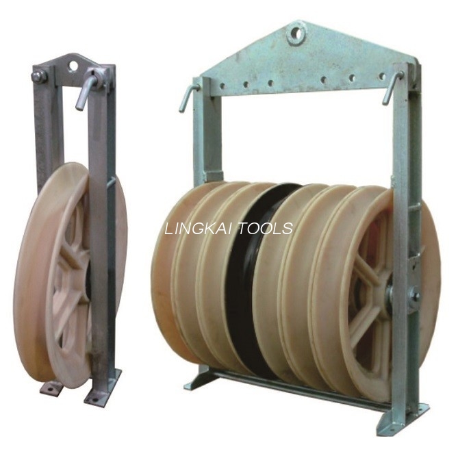 Medfølgende konduktorblokker Nylonskive Stringing Block Pulley Helikopter Stringing Blocks