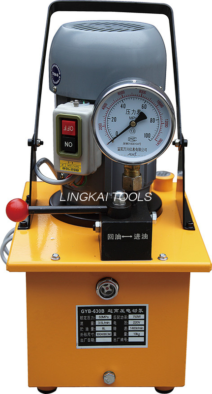 Dobbelttrinns 3.0kw hydraulisk krympeverktøy Elektrisk drevet pumpe